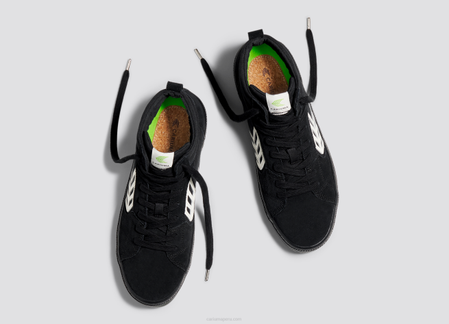 hombres Cariuma todo negro/marfil X606143