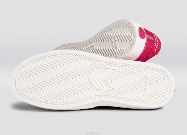 hombres Cariuma pantone viva magenta/blanco roto X60678