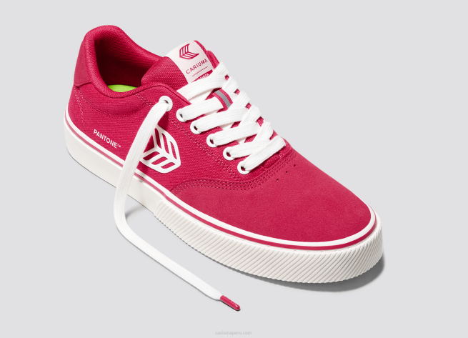 hombres Cariuma pantone viva magenta/blanco roto X60678