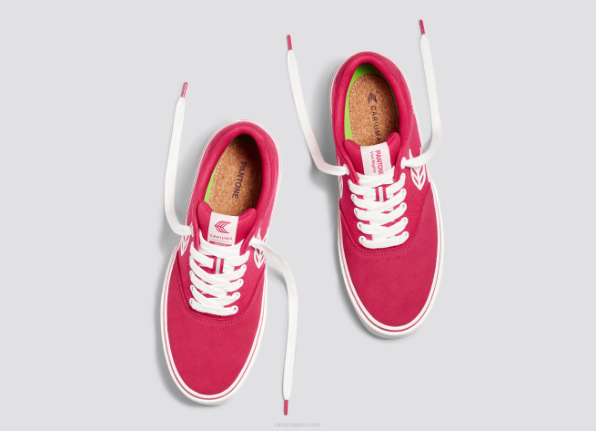 hombres Cariuma pantone viva magenta/blanco roto X60678