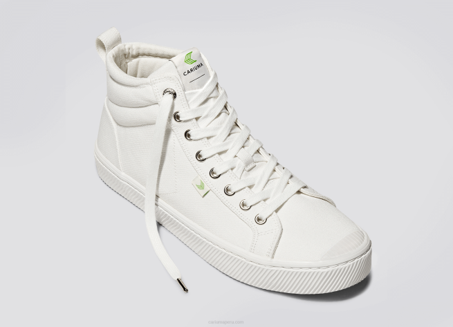 hombres Cariuma lona blanquecina X60655
