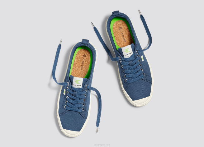 hombres Cariuma lienzo azul sombra X6063