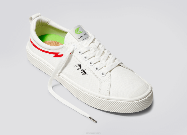 hombres Cariuma lienzo blanco roto de gerry lopez X60688