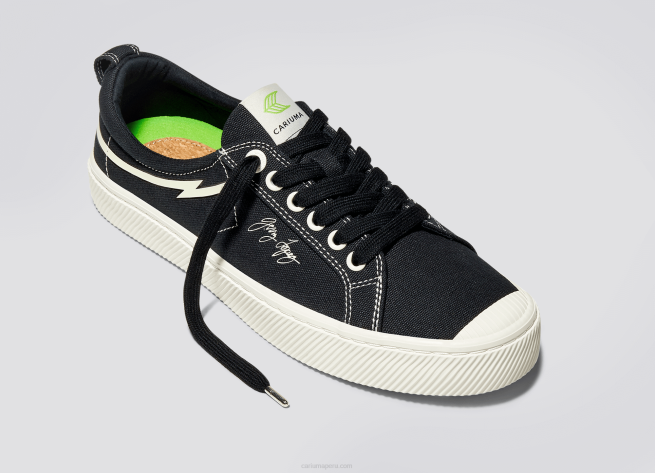 hombres Cariuma lienzo negro de gerry lopez X60690