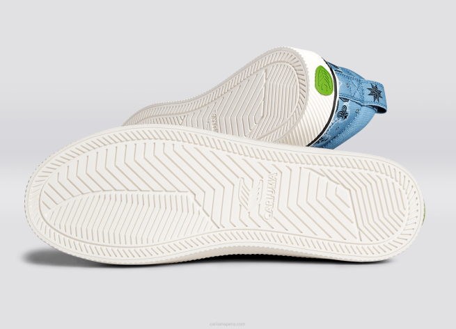 hombres Cariuma lienzo pañuelo azul X60615