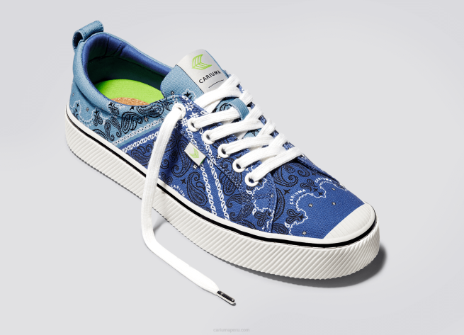 hombres Cariuma lienzo pañuelo azul X60615