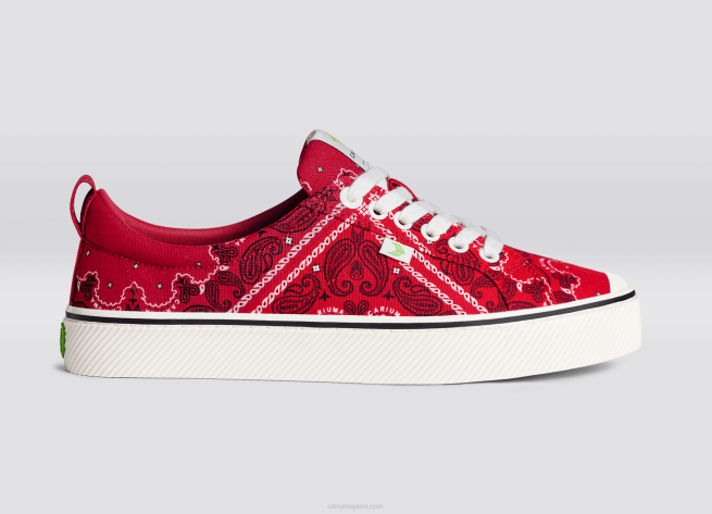 hombres Cariuma lienzo pañuelo rojo X60614