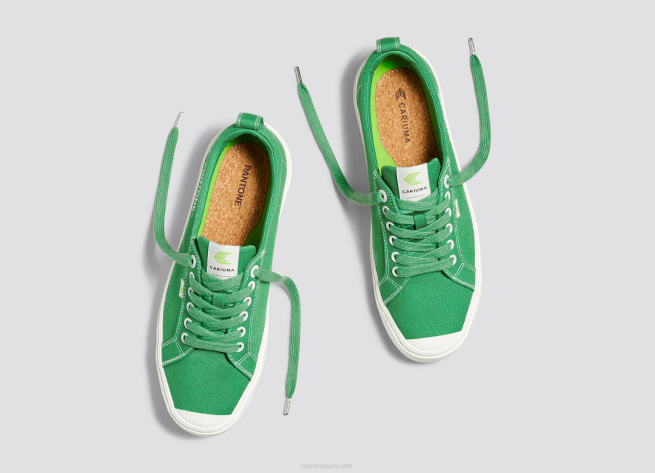 hombres Cariuma lienzo pantone greenbriar X60620
