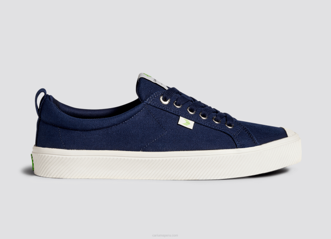 hombres Cariuma lona azul marino X6068