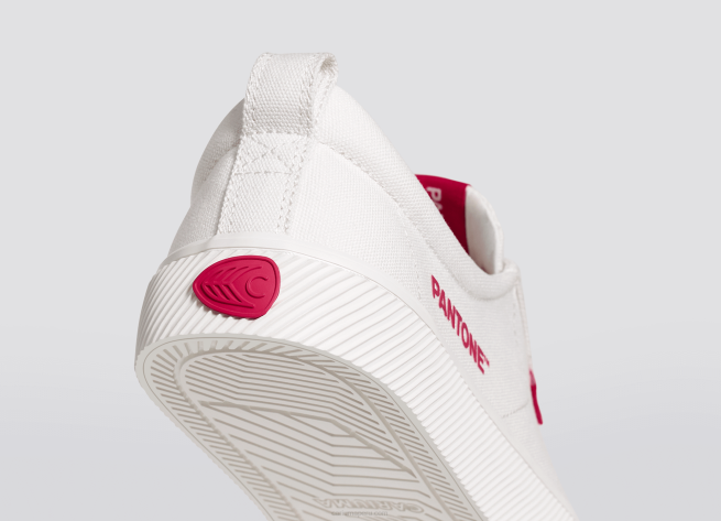 hombres Cariuma lona pantone blanquecino/magenta viva X60639