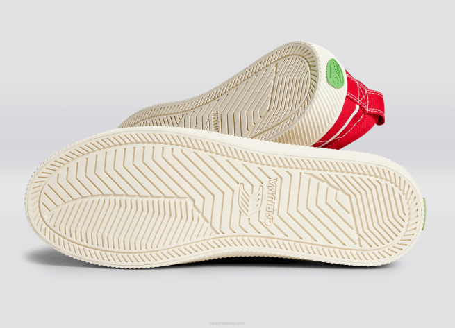hombres Cariuma lona roja de gerry lopez X60689