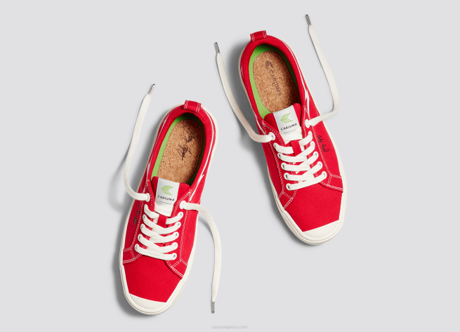 hombres Cariuma lona roja de gerry lopez X60689