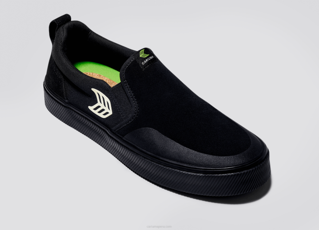 hombres Cariuma todo negro/marfil X606112