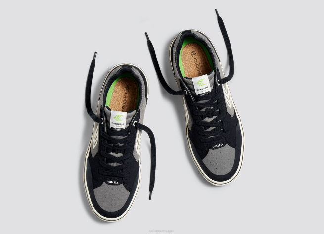 hombres Cariuma negro y gris carbón/marfil X606118