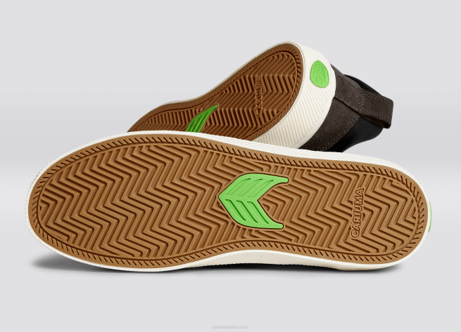 mujer Cariuma cuero premium negro/marfil X606357