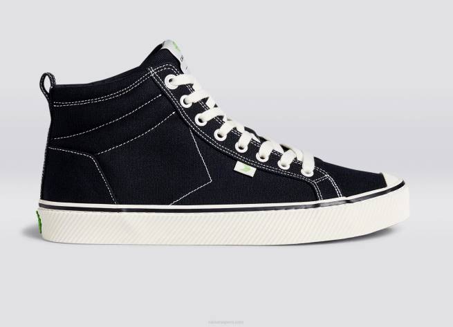 mujer Cariuma Lona negra con rayas en contraste X606273