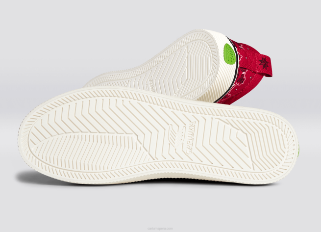 mujer Cariuma lienzo pañuelo rojo X606236
