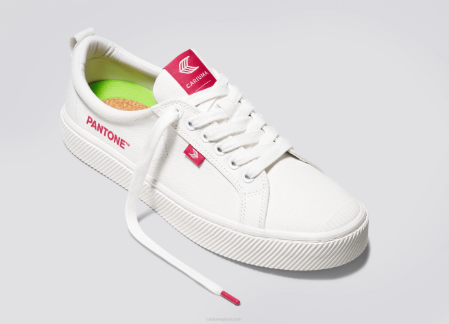 mujer Cariuma lona pantone blanquecino/magenta viva X606252