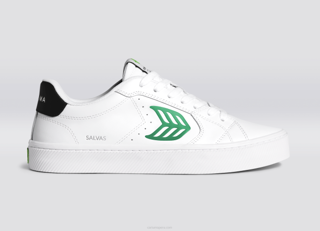 mujer Cariuma cuero lwg blanco/verde X606320