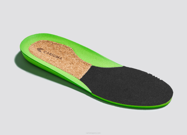mujer Cariuma pie derecho (zapato único)-todo goma negra/marfil X606378